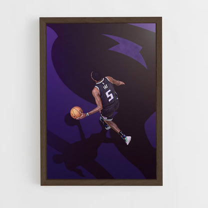 ap-de'aaron fox-4 cadre Bois foncé