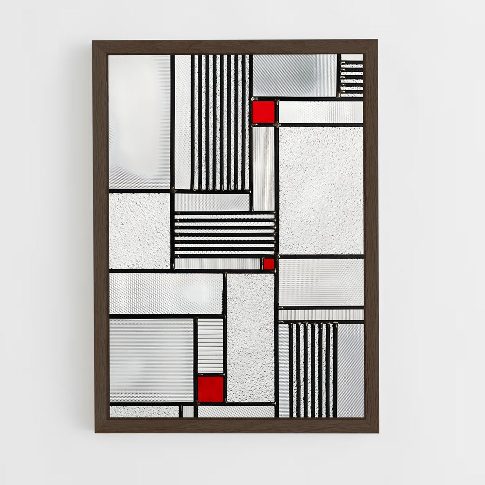 ap-de stijl-4 cadre Bois foncé