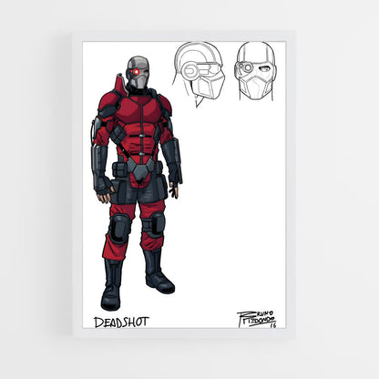 ap-deadshot-8 cadre Blanc