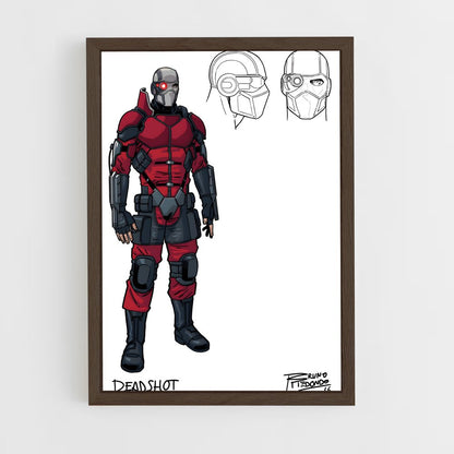 ap-deadshot-8 cadre Bois foncé