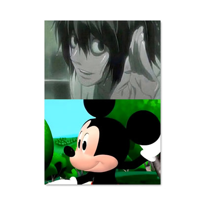 Poster Mickey's Death Note