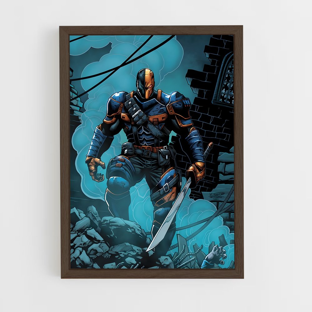ap-deathstroke-14 cadre Bois foncé