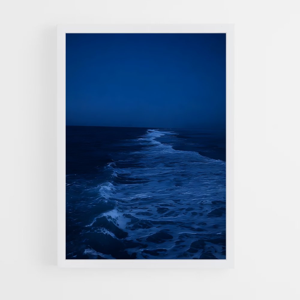 ap-deep blue-1 cadre Blanc