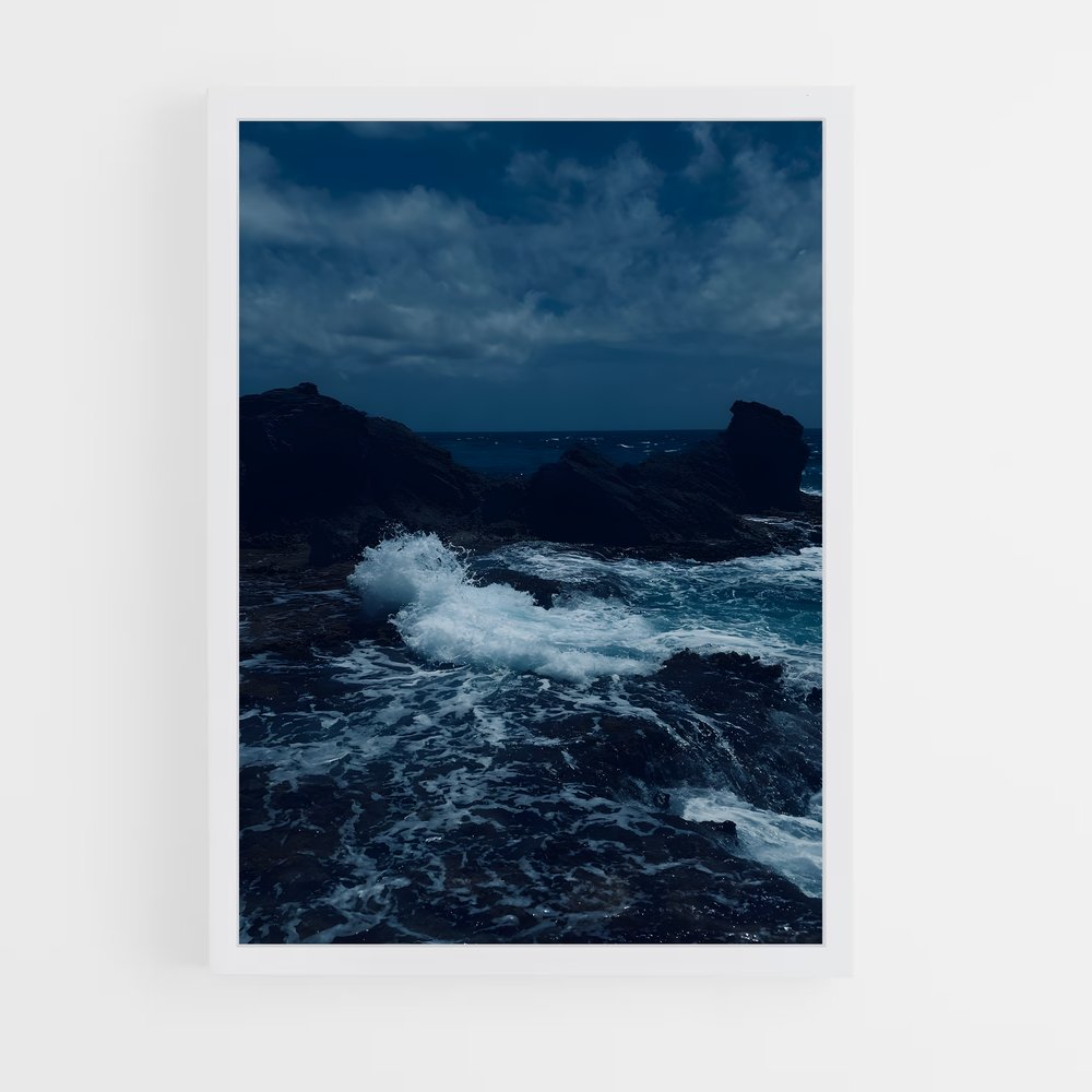 ap-deep blue-2 cadre Blanc