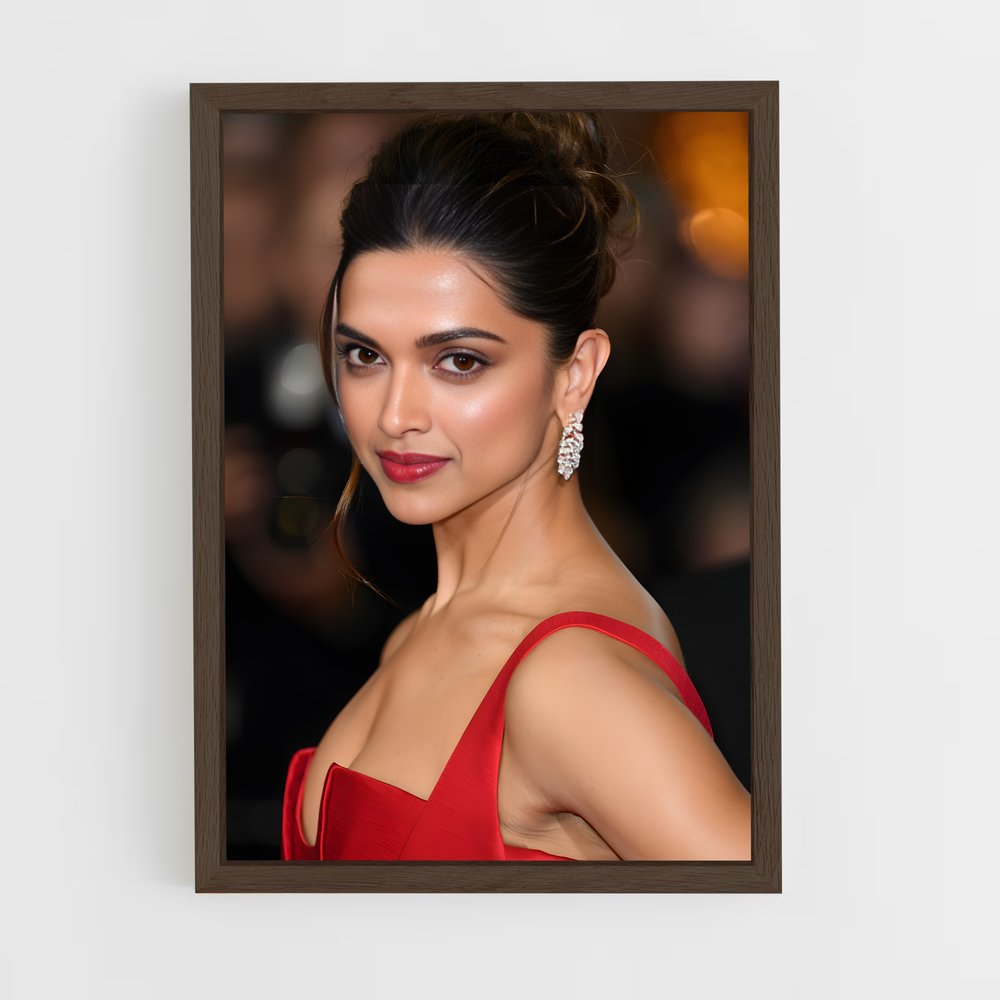 ap-deepika padukone-10 cadre Bois foncé