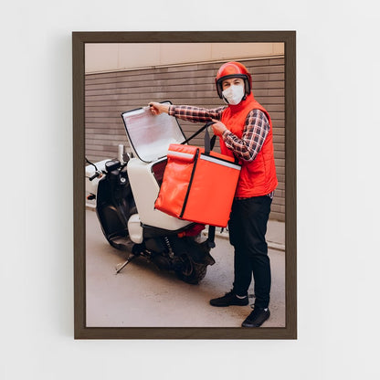ap-delivery driver-3 cadre Bois foncé