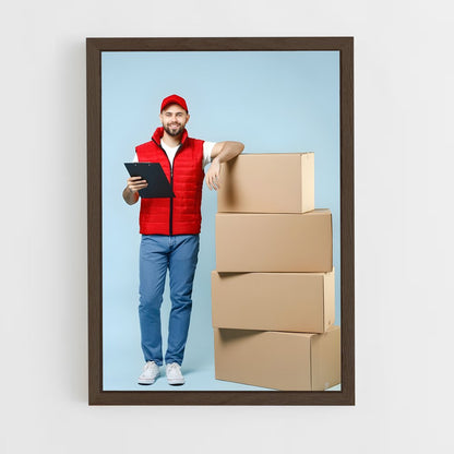 ap-delivery driver-5 cadre Bois foncé