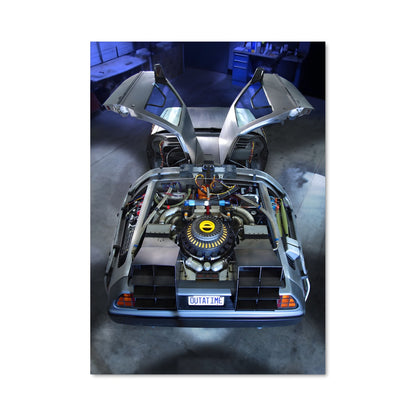 Poster Delorean time machine 77310