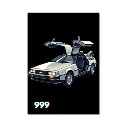 Poster Delorean time machine 77312