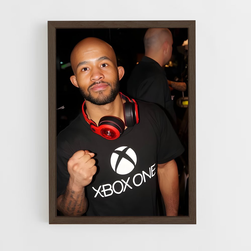 ap-demetrious johnson-1 cadre Bois foncé