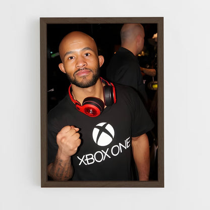 ap-demetrious johnson-1 cadre Bois foncé