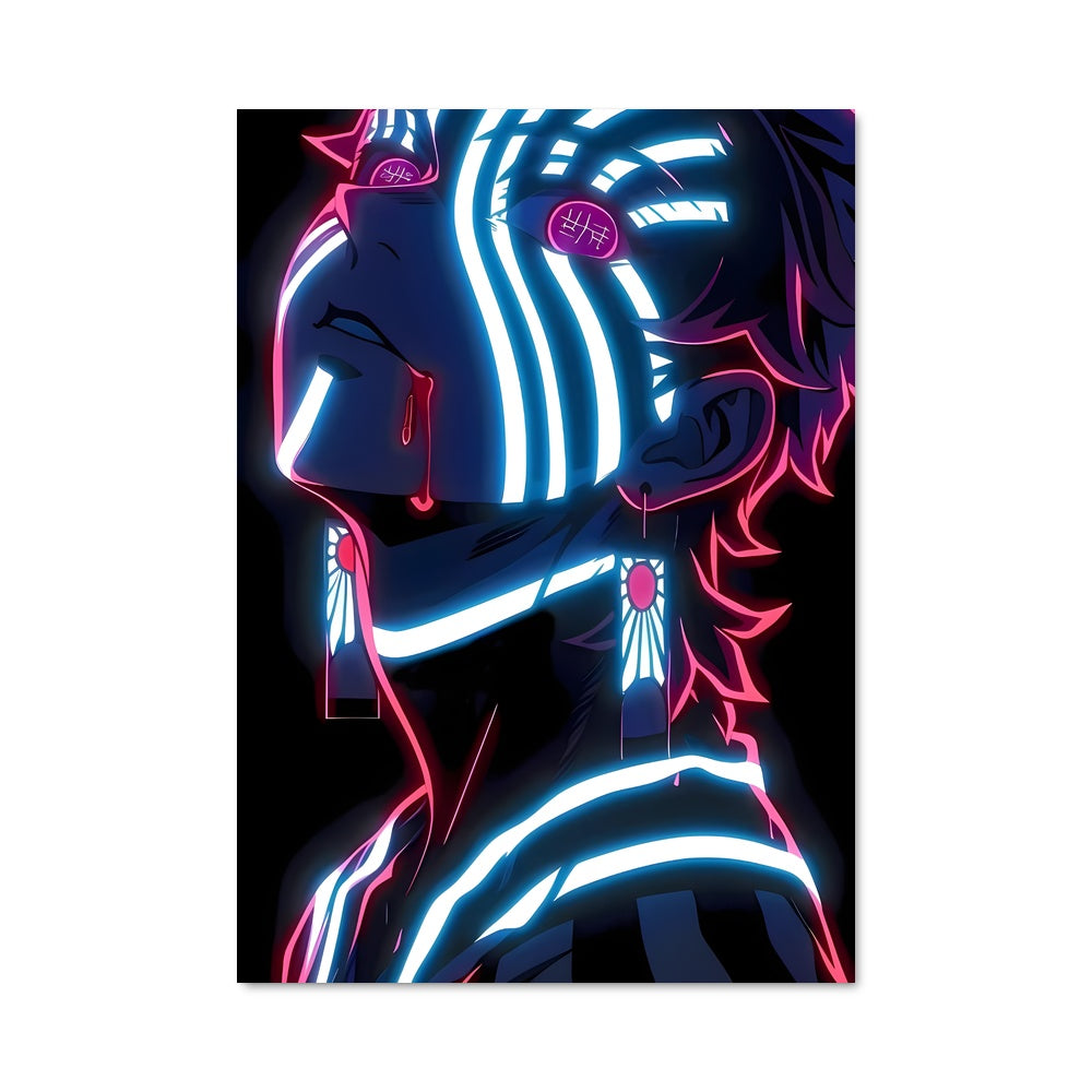 Poster Neon Kunoichi