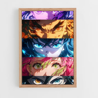ap-demon slayer-11 cadre Bois clair