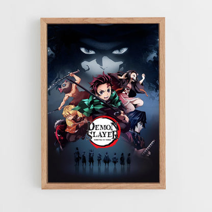 ap-demon slayer-12 cadre Bois clair