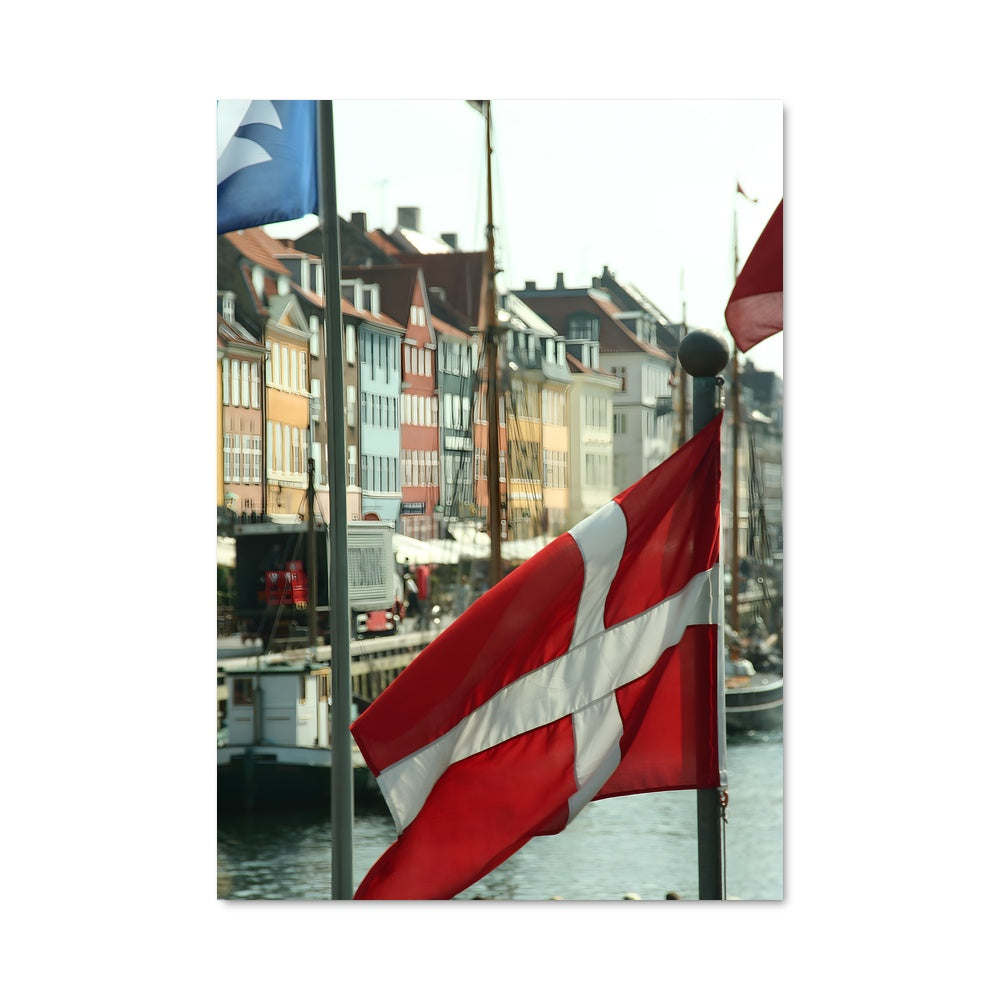 Poster Denmark flag 85333
