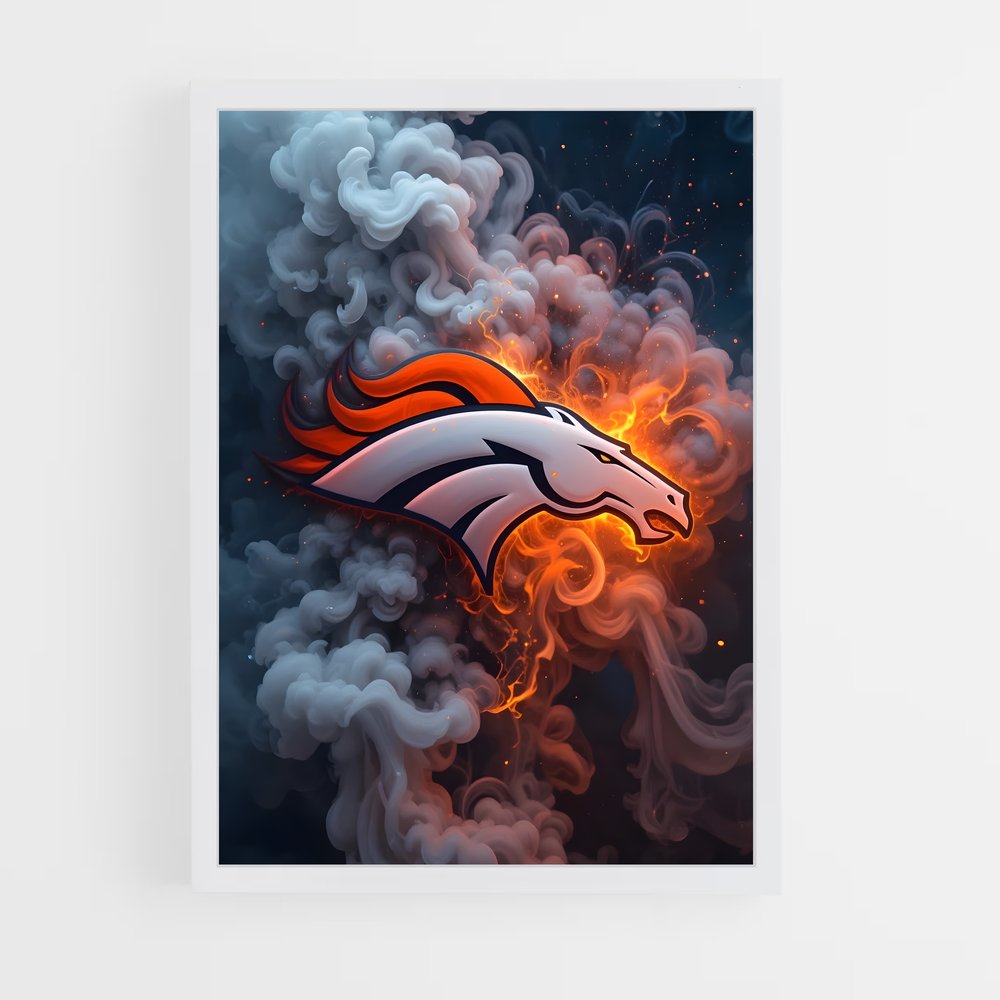 ap-denver broncos-1 cadre Blanc