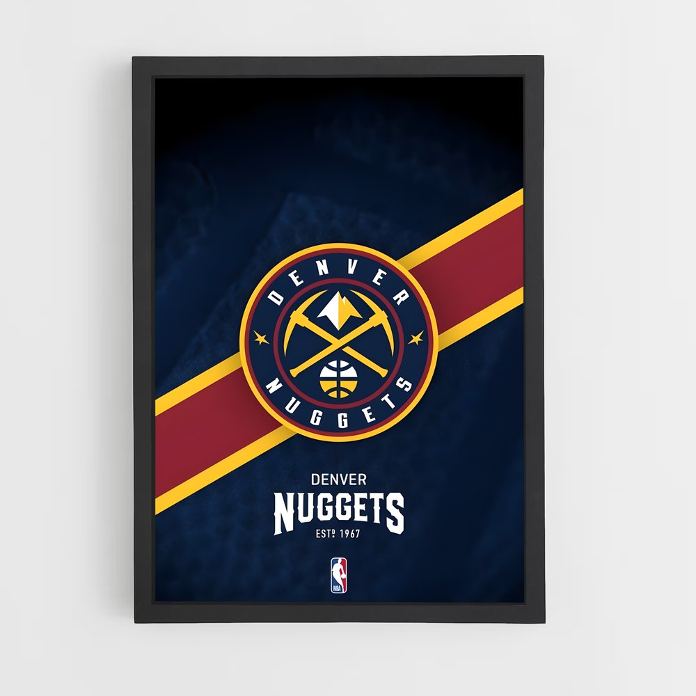ap-denver nuggets-3 cadre Noir