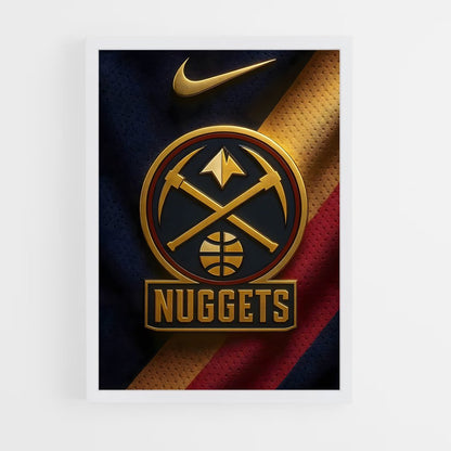 ap-denver nuggets-5 cadre Blanc