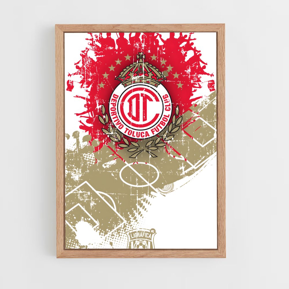 ap-deportivo toluca fc-12 cadre Bois clair