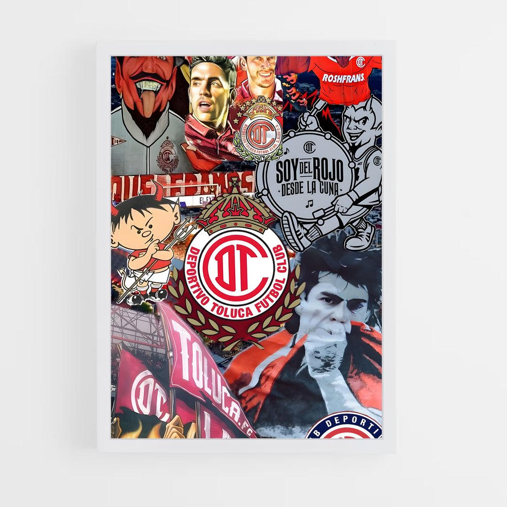 ap-deportivo toluca fc-14 cadre Blanc
