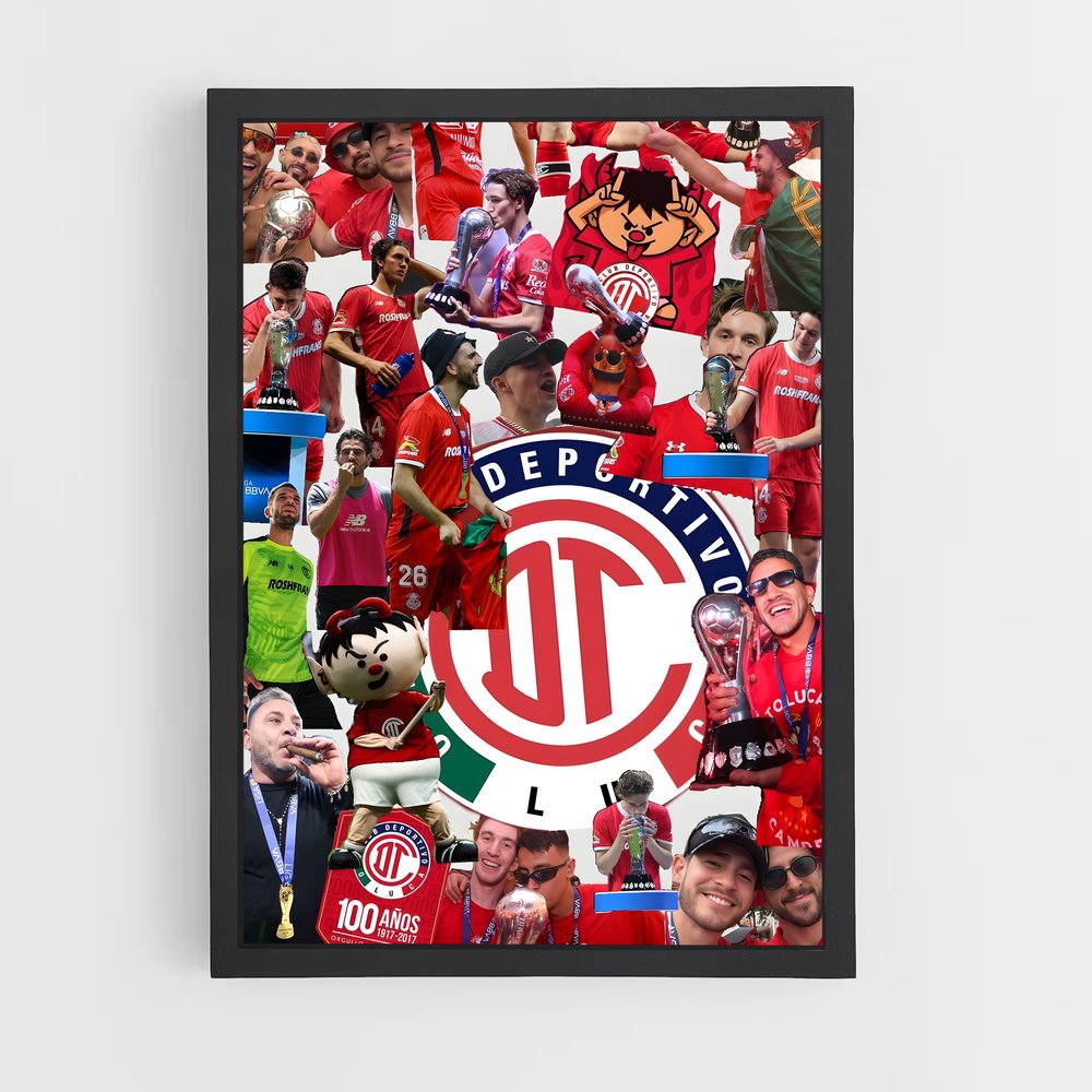 ap-deportivo toluca fc-8 cadre Noir