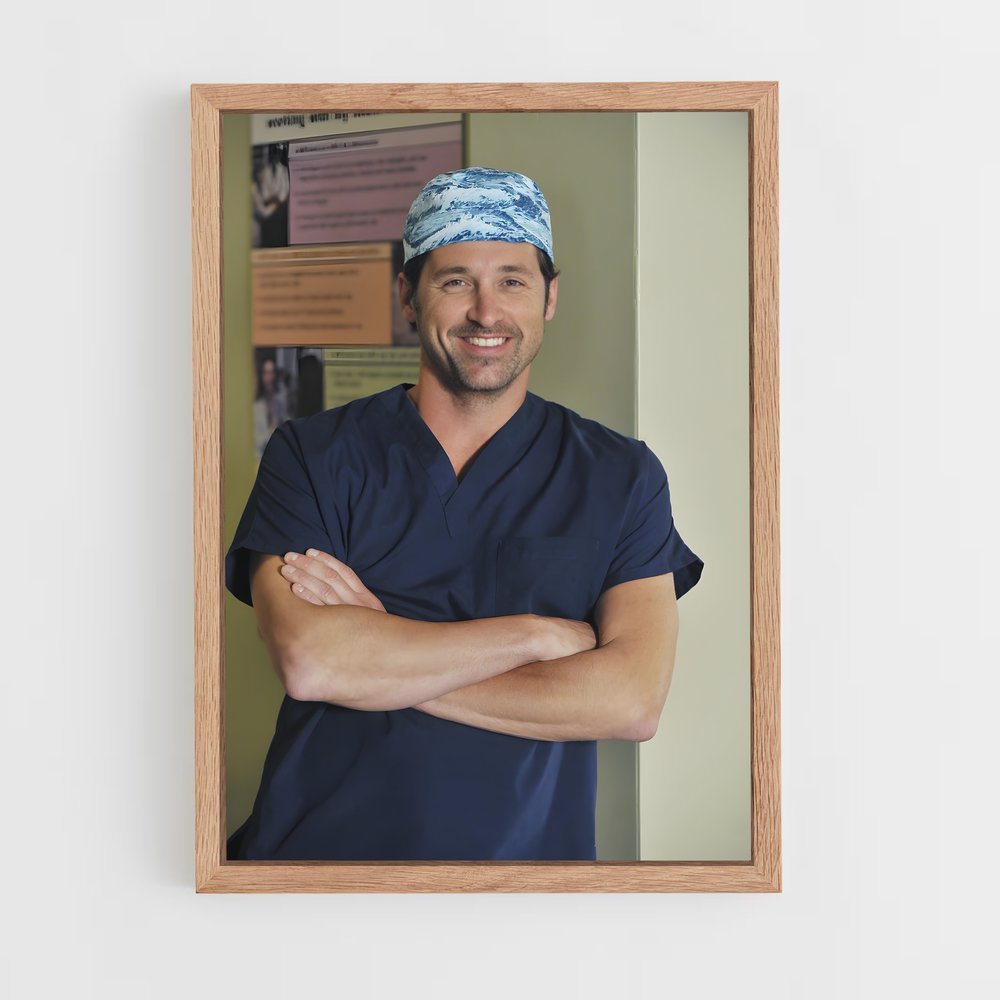 ap-derek shepherd-3 cadre Bois clair