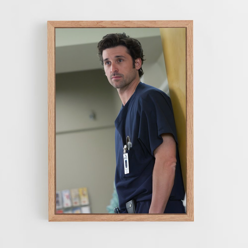 ap-derek shepherd-6 cadre Bois clair