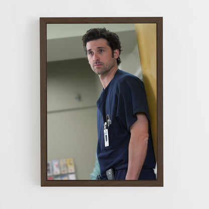 ap-derek shepherd-6 cadre Bois foncé
