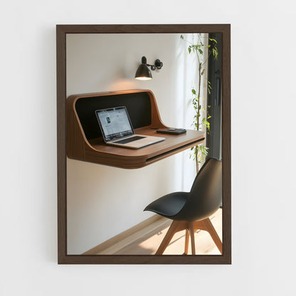 ap-desk-5 cadre Bois foncé