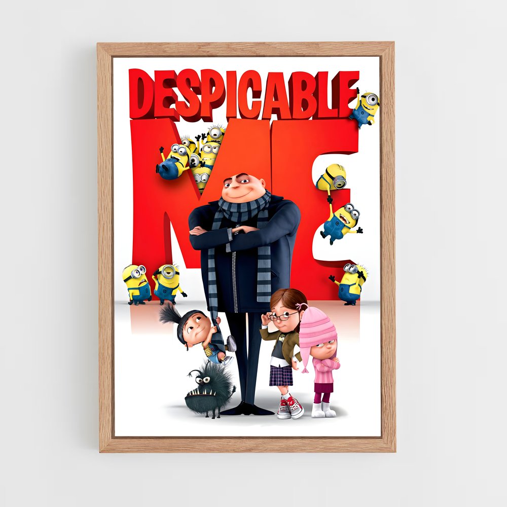 ap-despicable me-1 cadre Bois clair