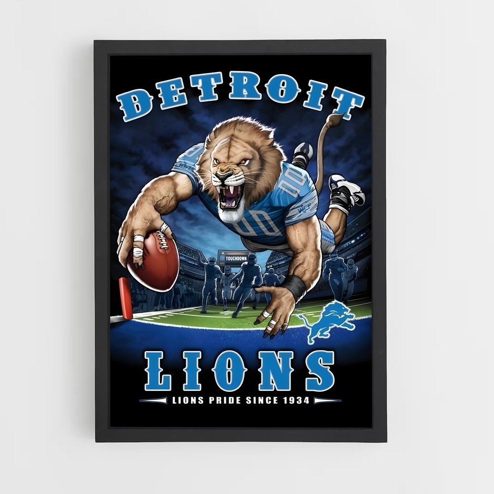 ap-detroit lions-7 cadre Noir