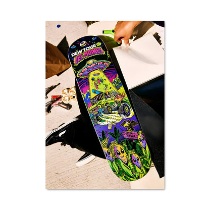Poster Dew tour skateboard 68064