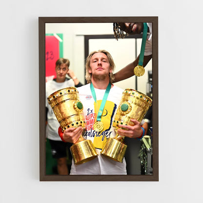 ap-dfb pokal-1 cadre Bois foncé