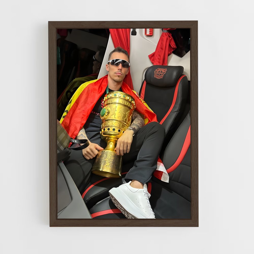 ap-dfb pokal-4 cadre Bois foncé