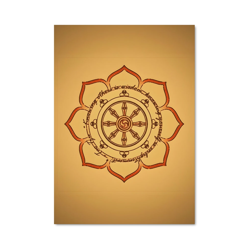 Poster Roue de Dharma