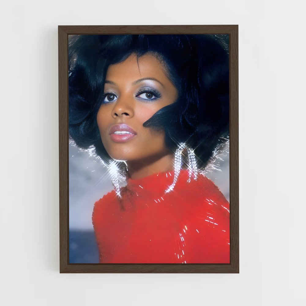 ap-diana ross-3 cadre Bois foncé