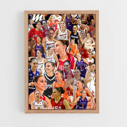 ap-diana taurasi-1 cadre Bois clair