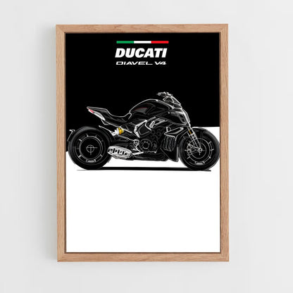 ap-diavel v4-2 cadre Bois clair