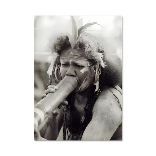 Poster Le Fumeur de Didgeridoo