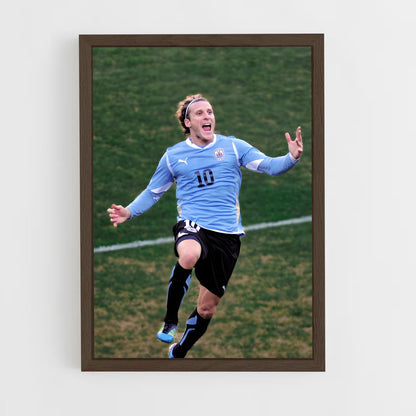 ap-diego forlan-10 cadre Bois foncé