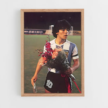 ap-diego maradona-2 cadre Bois clair