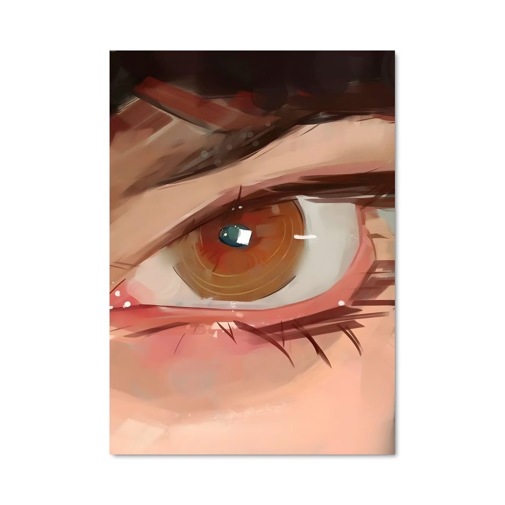 Poster Regard Écarlate