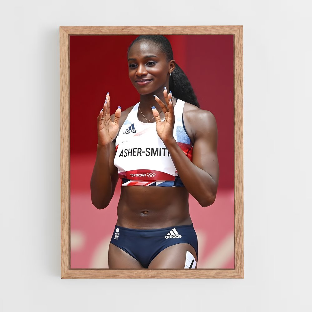 ap-dina asher-smith-4 cadre Bois clair