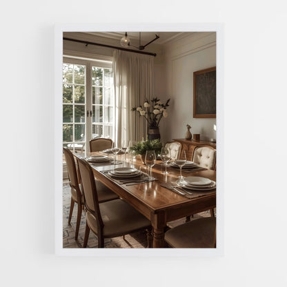 ap-dining room-8 cadre Blanc