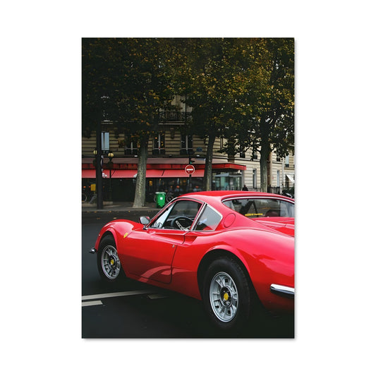 Poster Ferrari Rouge 246 GT