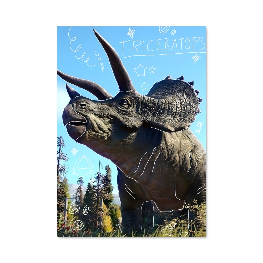 Poster Rugissement Préhistorique