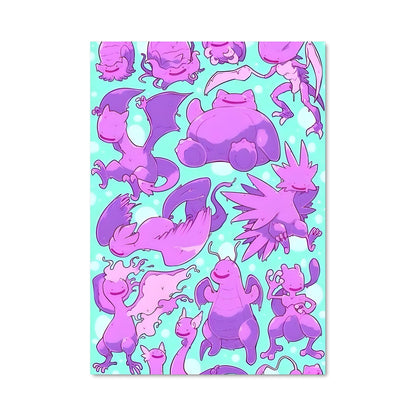Poster Pokémon en Folie