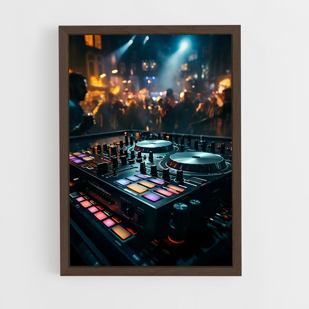 ap-dj-10 cadre Bois foncé