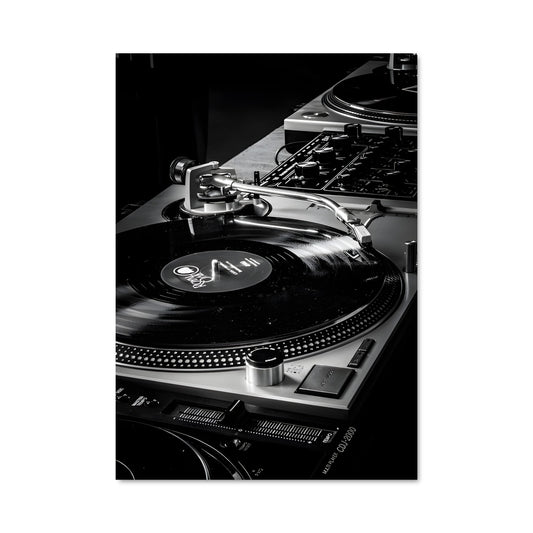 Poster Turntable Groove