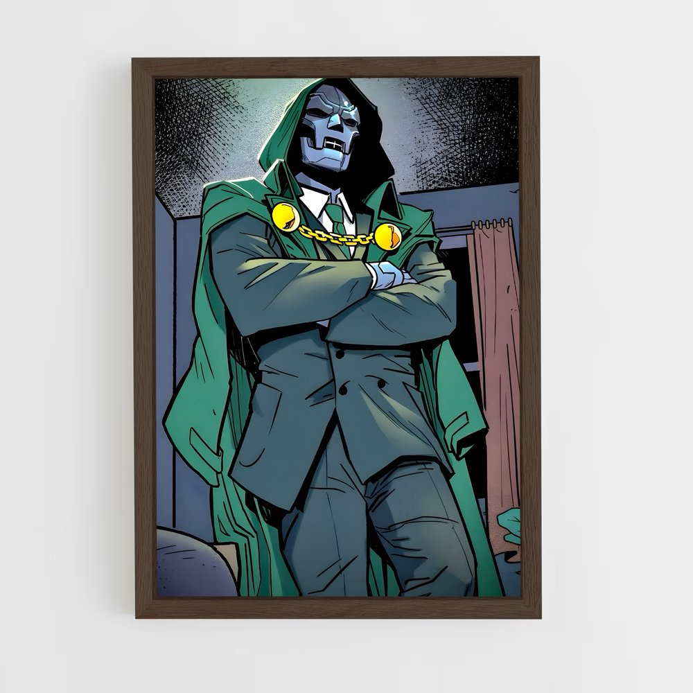 ap-doctor doom-1 cadre Bois foncé
